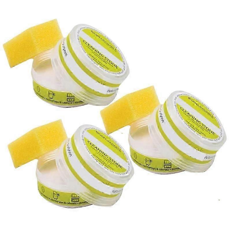 3x Eco-Friendly Cleaning Stone Multi Purpose Cleaning Stone for Shower, Bathroom, Kitchen