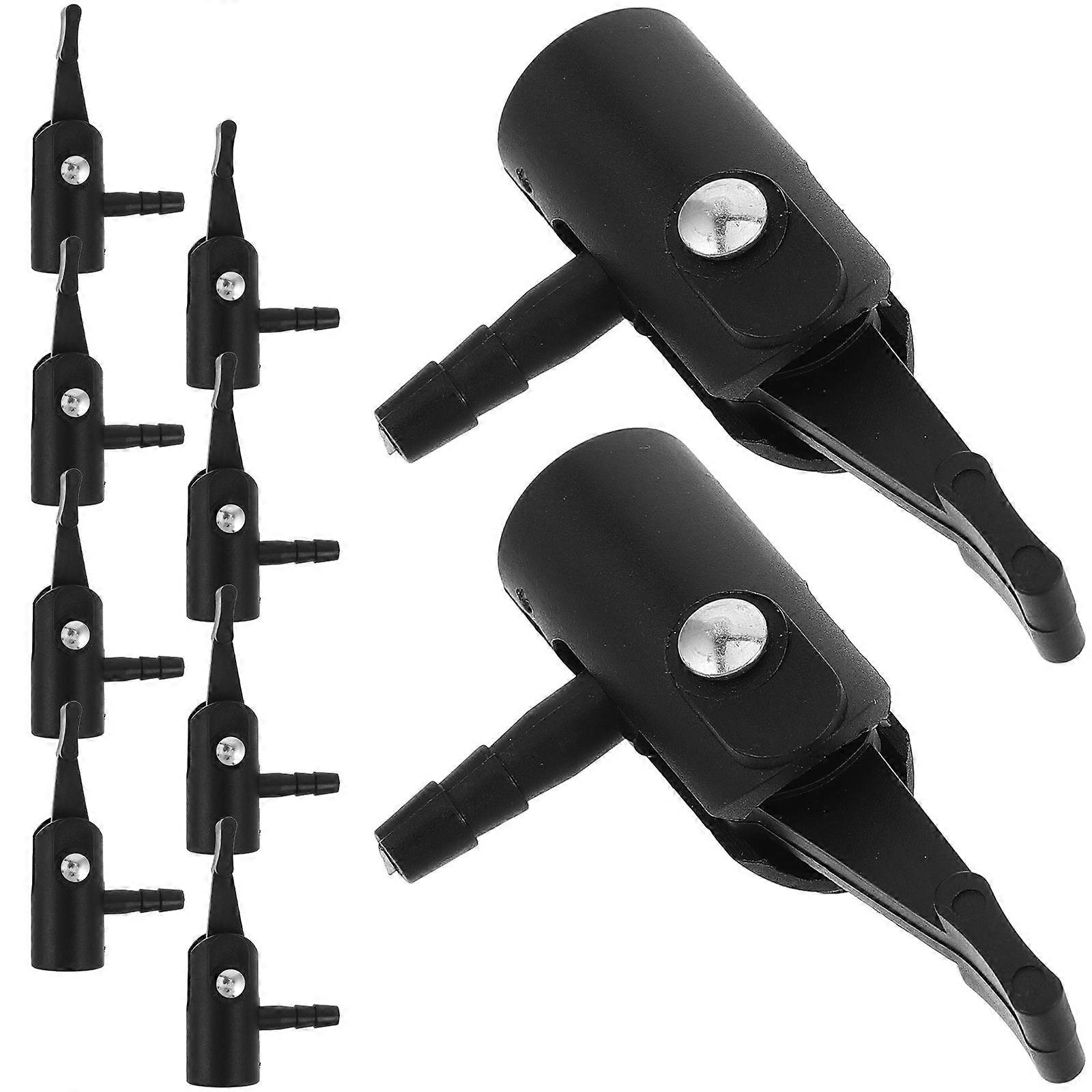 Lock Inflate Air Chuck Tire Pump Nozzle For Car Tire Inflator Attachment 2.4×1.4×0.6in Vehicle Maintenance 10Set