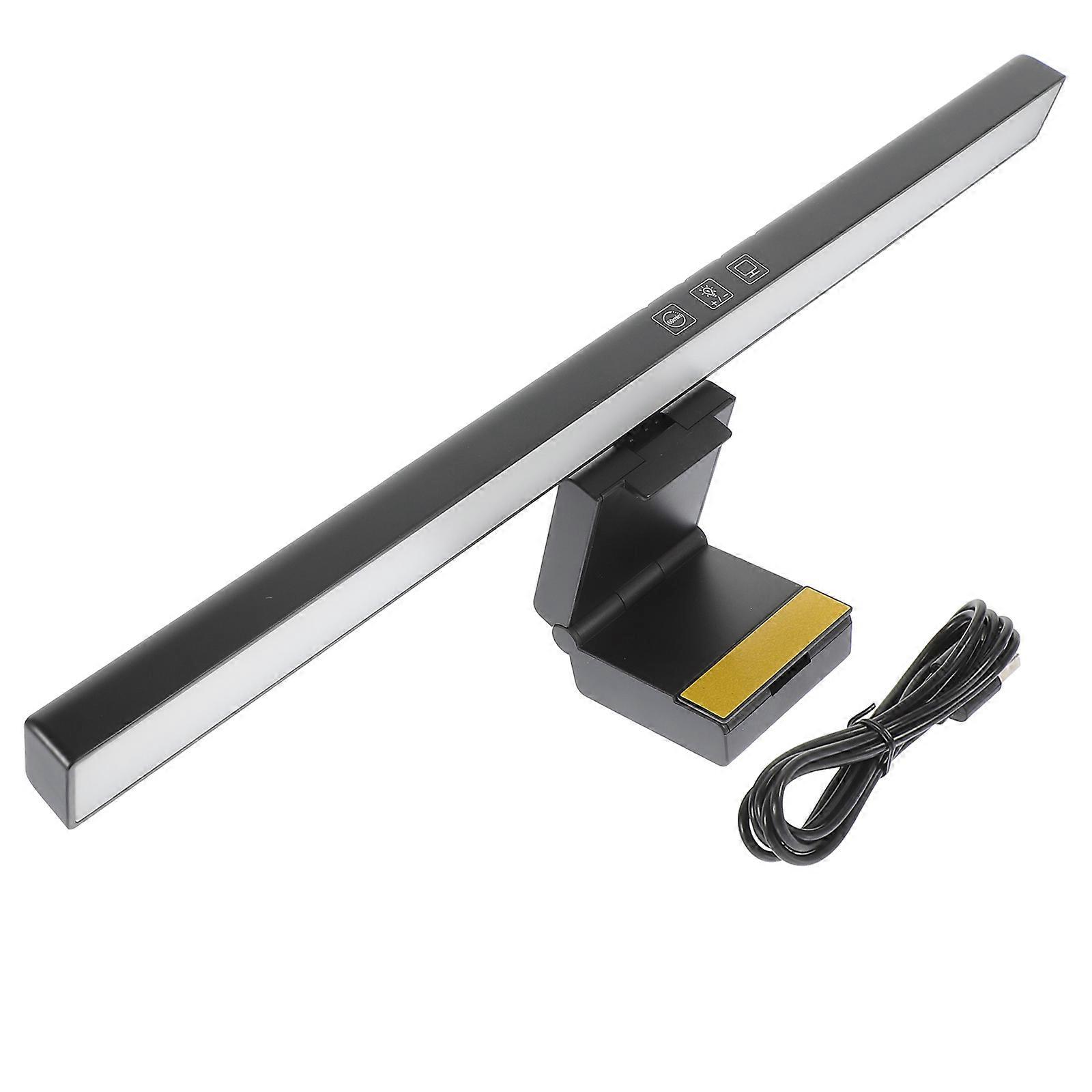 Monitor Decoration Led For Monitor Flicker-Free Adjustable Brightness Black 39.70X9.80X4.70CM Touch 1Pack