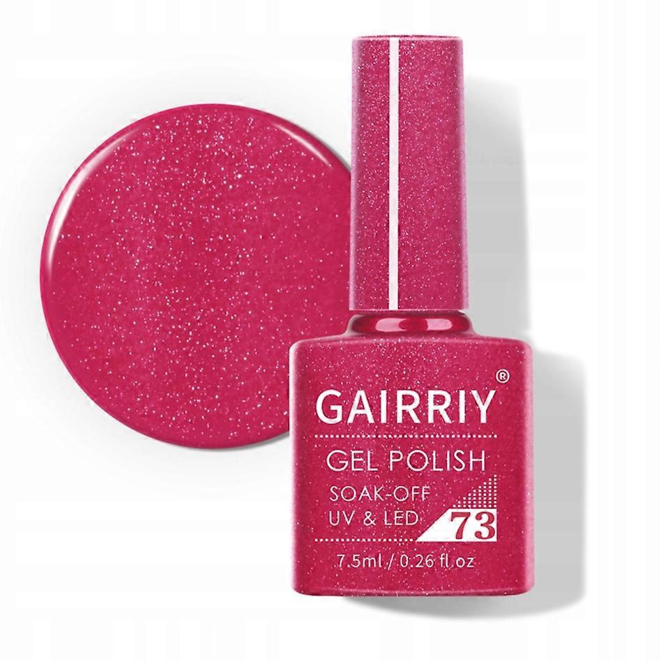 Rosfix Hybrid Nail Polish 073 – Glitter Pink | Capacity 7.5 ml | Led/UV curing