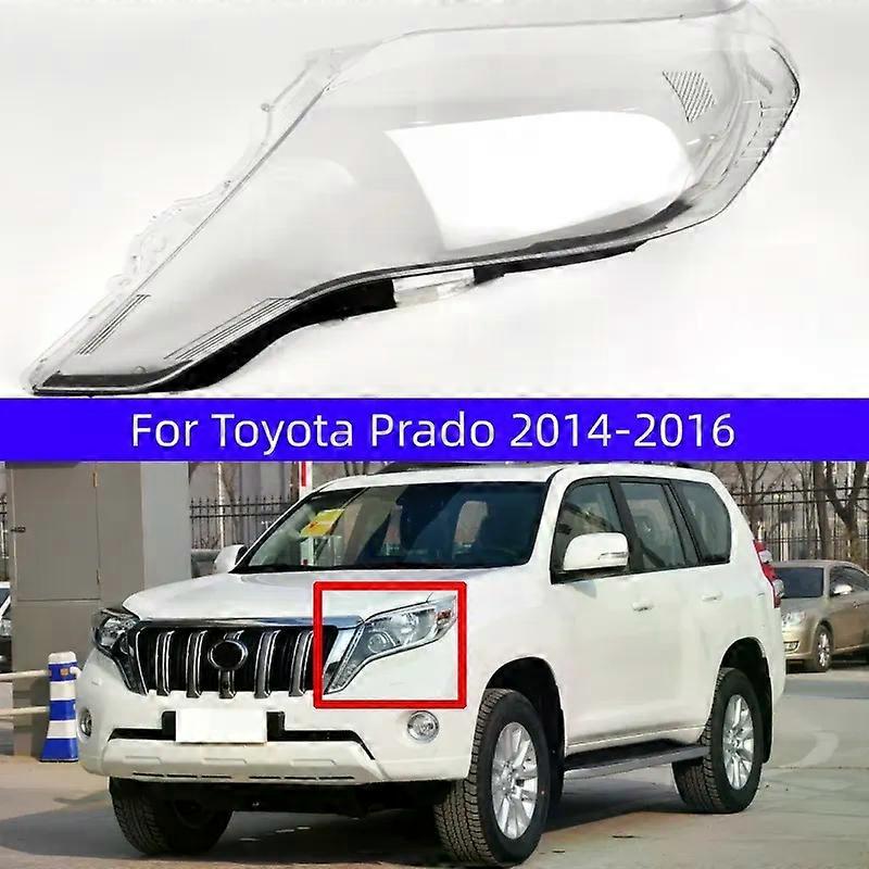 Für Toyota Prado 2014 2015 2016 Scheinwerfer Glasabdeckung Lampenschirmabdeckung Scheinwerferlampe Plexigla Schale Linsenschale Plexiglas-Links