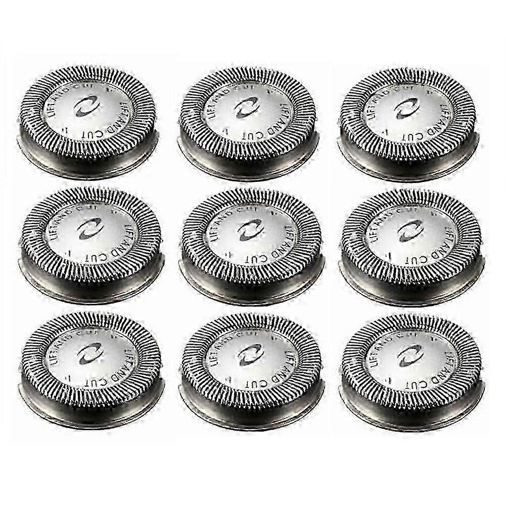 9-Piece Replacement Shaver Head Blades Compatible with HQ3, HQ4, HQ55, HQ56, HQ6900, HQ6868, HQ5812, & HQ6874 Models - Precision Shaving