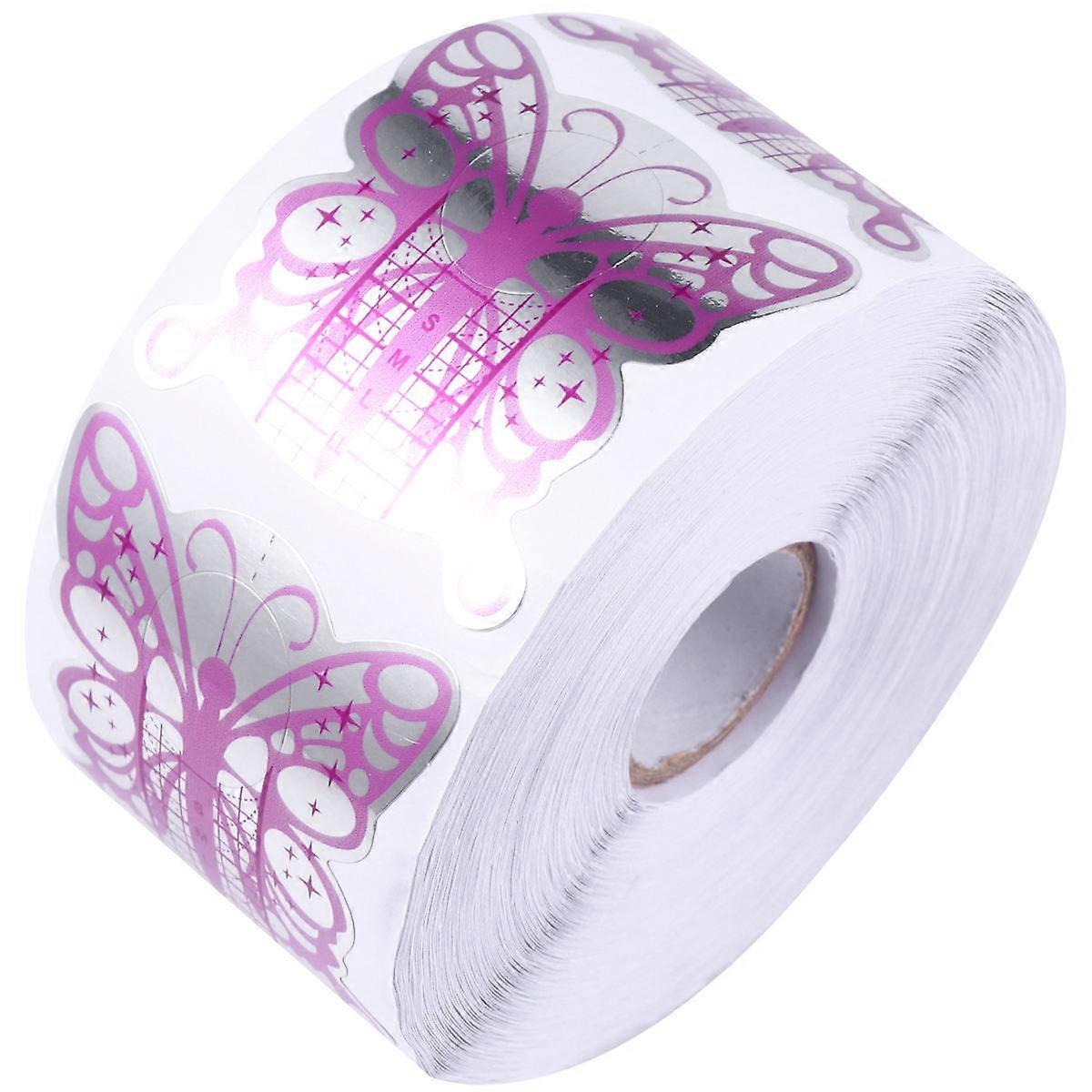 Nail Extension Kit Paper Forms for Nail Extensions Rosy 4x5cm Manicure Set for Women