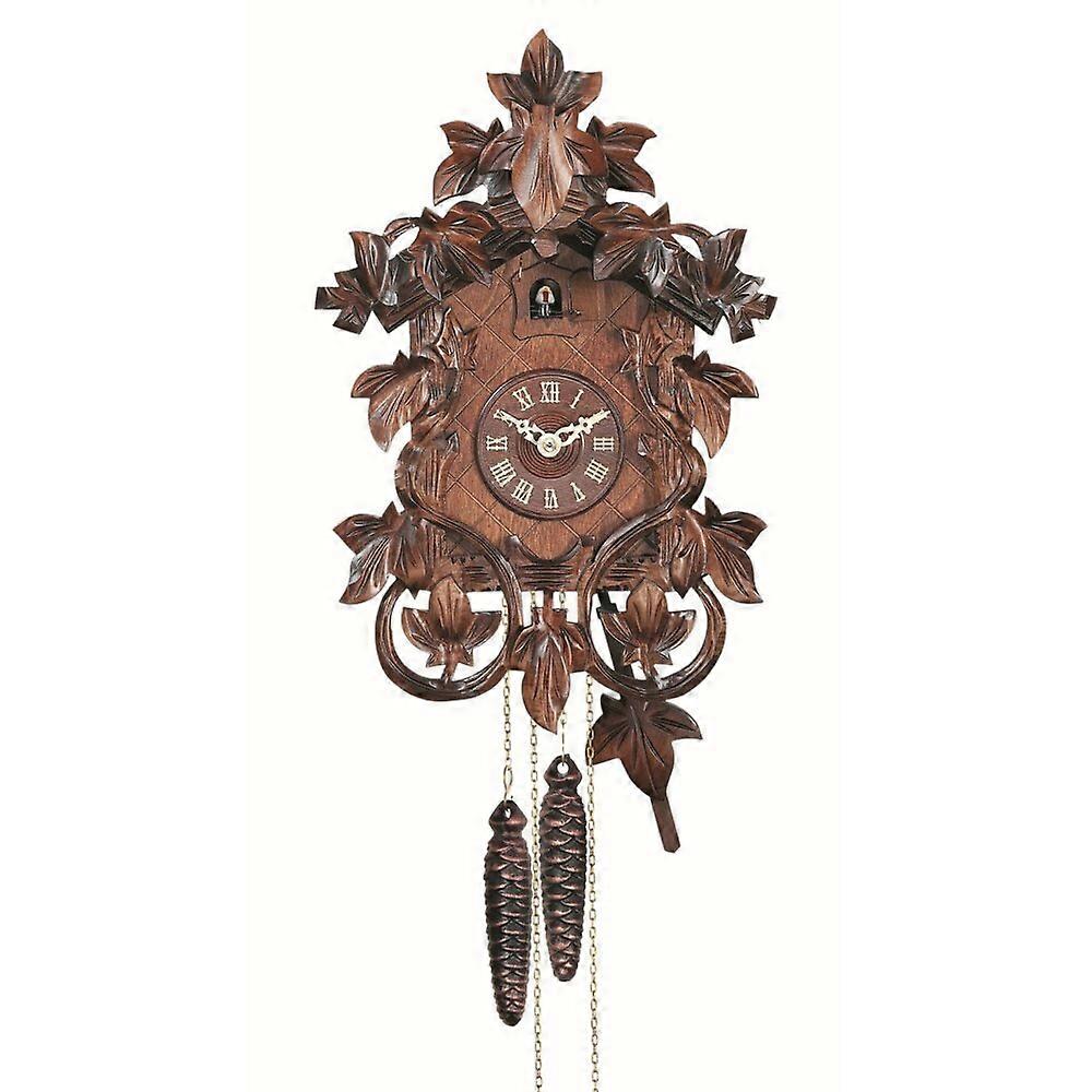 Engstler - 535_Q - Cuckoo Clock - Quartz - Walnut - 34.5 cm