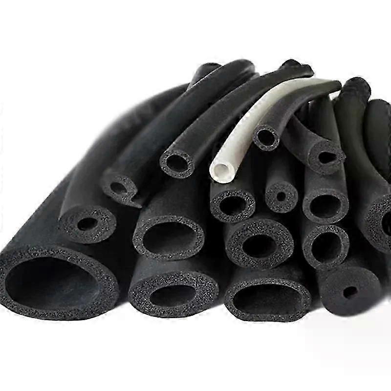 Bande de mousse de caoutchouc 1M / 3M / 5M Bande d’étanchéité d’absorption des chocs de tube circulaire creux PerFit pour une bande d’isolation acoustique d’éponge d’étanchéité