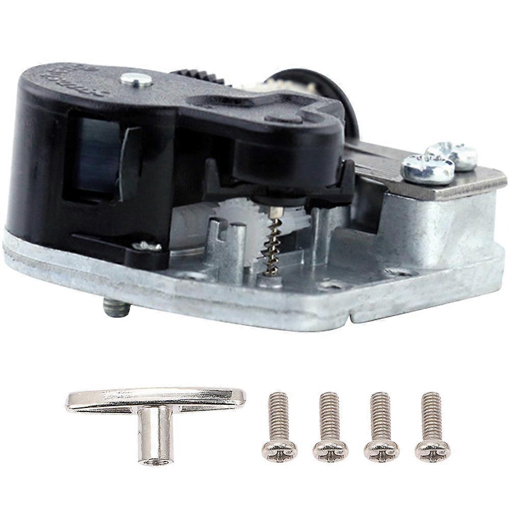 DIYオルゴール機構 クリアで鮮明なサウンドで、修理やクラフトプロジェクトに最適 シルバー ABS アイアン 34 分