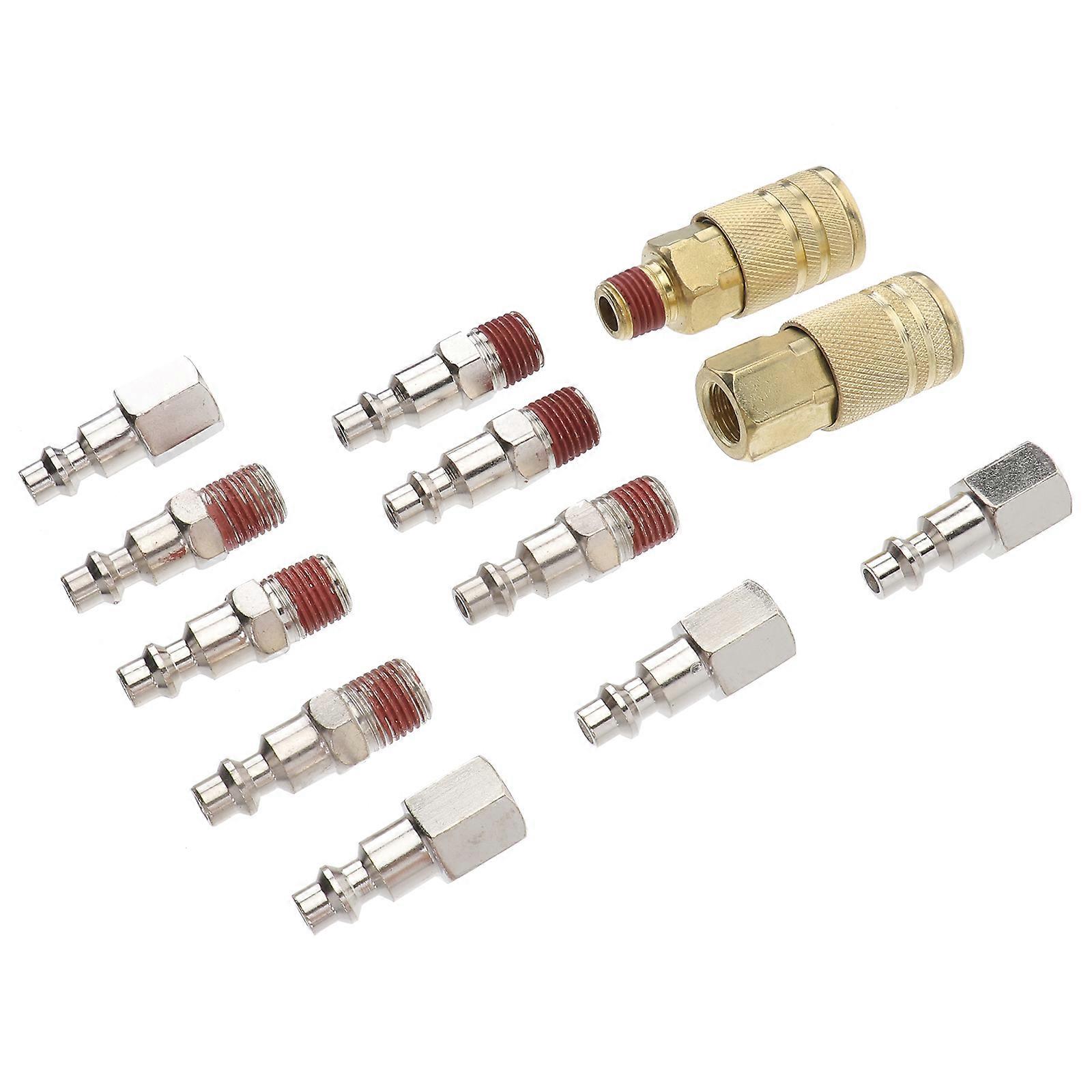 Pneumatic Fittings Set – Quick Connect Air Coupler Plug for NPT Tubes, Durable Male Female Push In Connectors for Air Hose & Compressor Applications