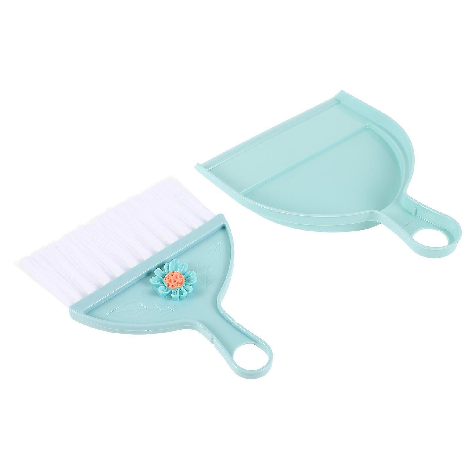 Small Brush Mini Handheld Broom Keyboard Cleaning Tool Office Workers 1Set