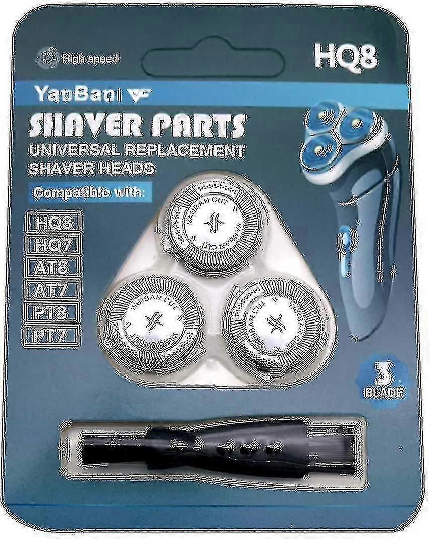 Philips HQ8 Replacement Shaver Heads - Compatible with AquaTouch AT890 Models