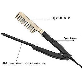 Electric heating comb Dry and wet electric comb American gauge 30 * 3.5 * 2.5 cm
