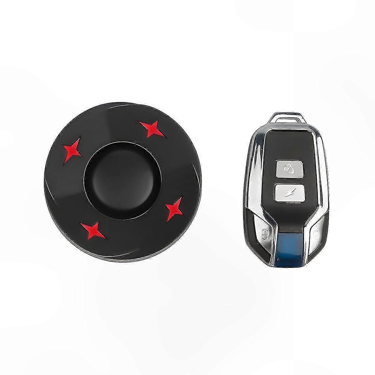 USB Rechargeable Bicycle Alarm with Brake Sensor and Remote Control for Enhanced Security