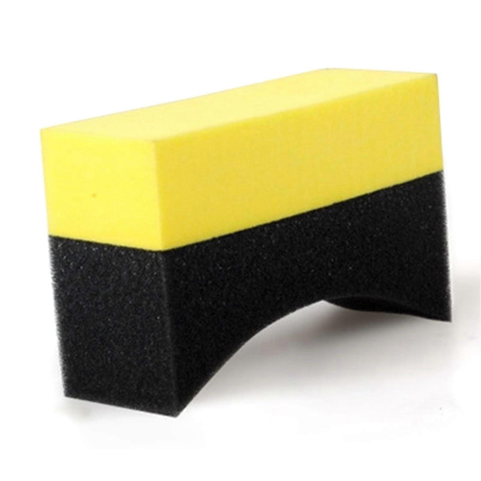 Tyre Gloss Sponge Applicator Pad - Multi-Use Soft Tyre Bandage for Car Interior and Furniture Care