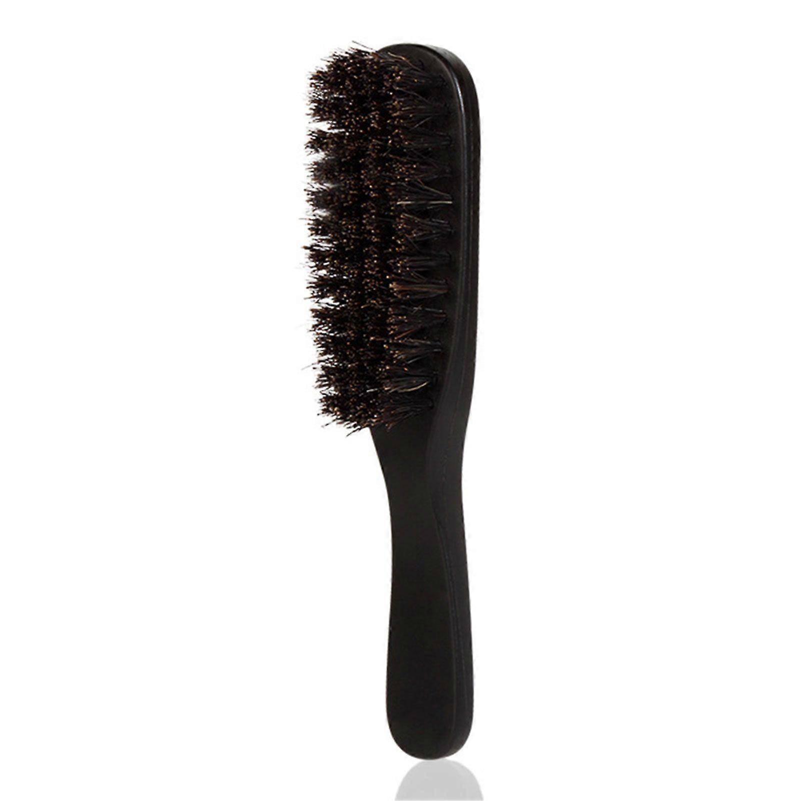 Boar's Hair Beard Brush Mustache Styling Grooming Comb Multi-Functional Grooming Tool