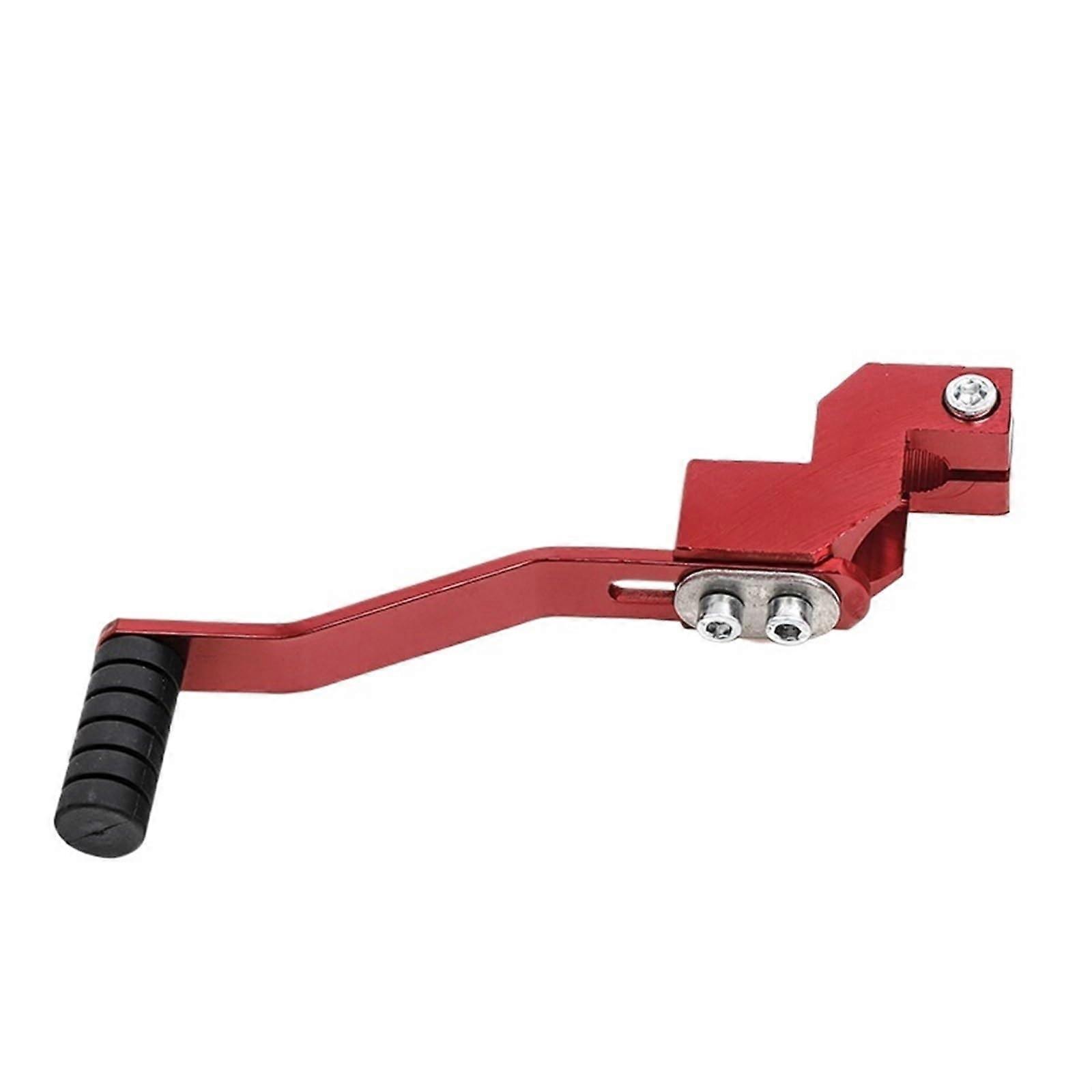CNC Aluminium Klapp Schalthebel for ATV Dirt Bike Moped Roller - Adjustable Red Shift Lever Compatible with Various Models