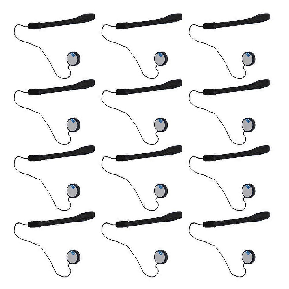 Photography Camera Accessories 20Pcs Black Camera Wrist Strap Elastic Ring Prevents Lens Cap Loss For Enthusiasts