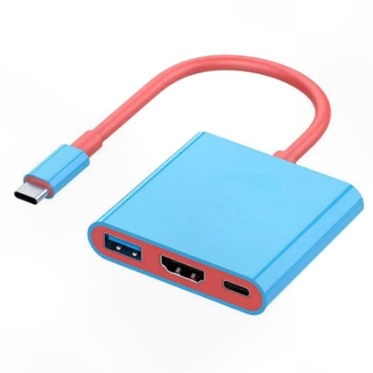 3-in-1 Type C Adapter for Console Expansion