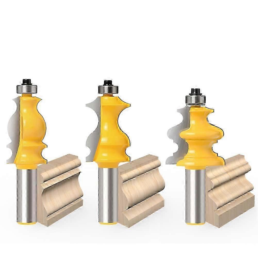 Woodworking Router Bit Set - Precision Mould Cutter for Milling