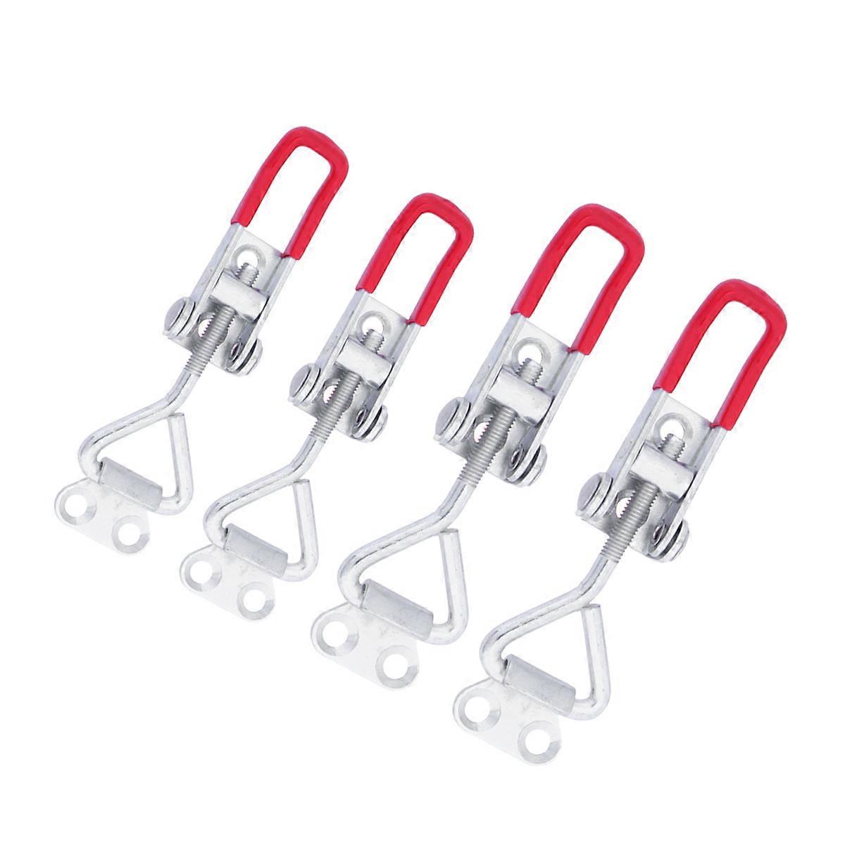 4 Pcs Solid Toggle Latch Clamp Securing Hand Tool Adjustable Design For Repairing And Jigging Tasks
