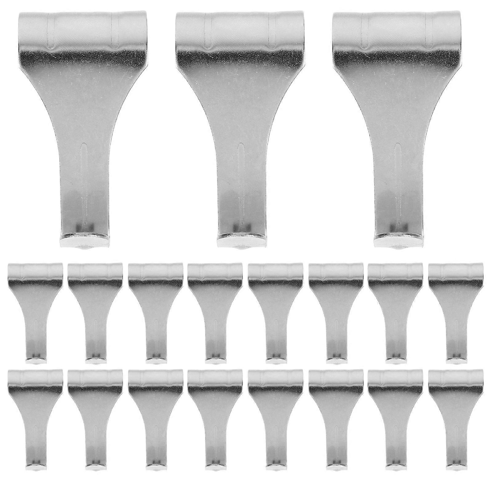 20PCS Heavy Duty Picture Hooks for Picture Rail, Zinc Alloy Hangers with High Toughness and Resistant Design for Artwork and Wall Decor Display