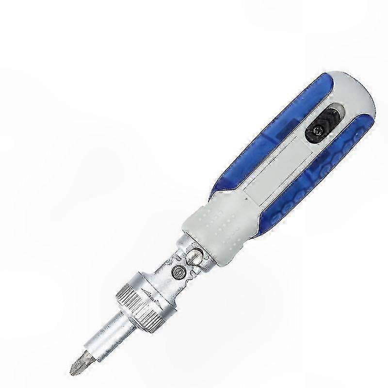Multi-Function Ratcheting Screwdriver Set with Interchangeable Bits for Emergency Repairs and Home Maintenance Kits
