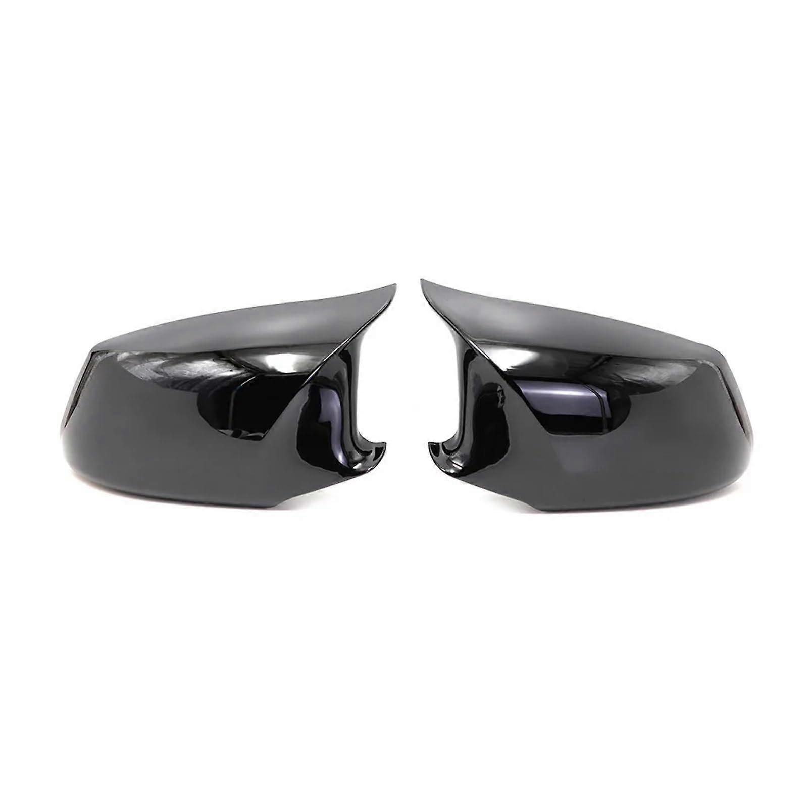 Door Mirror Caps For BMW 5 Series F10 F11 2010-2013 LHD Gloss Black