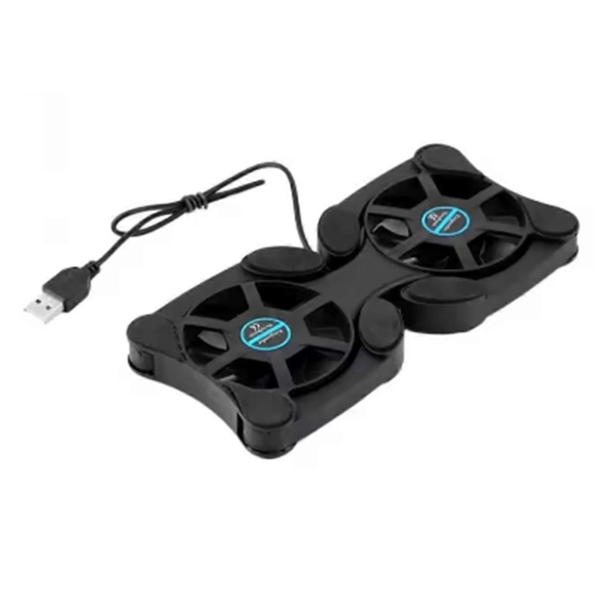 Fan Cooler Usb Port Cooling Pad for 7-15 inch Laptop Dual Fans
