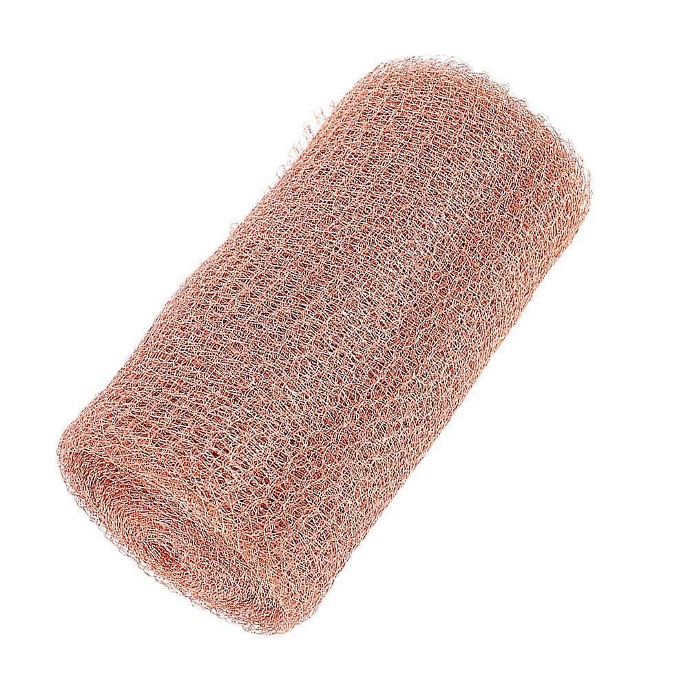 Practical Copper Mesh Slug Protection Vent Blocker Light Brown 600.00X12.70X0.01CM Woven 1 Roll