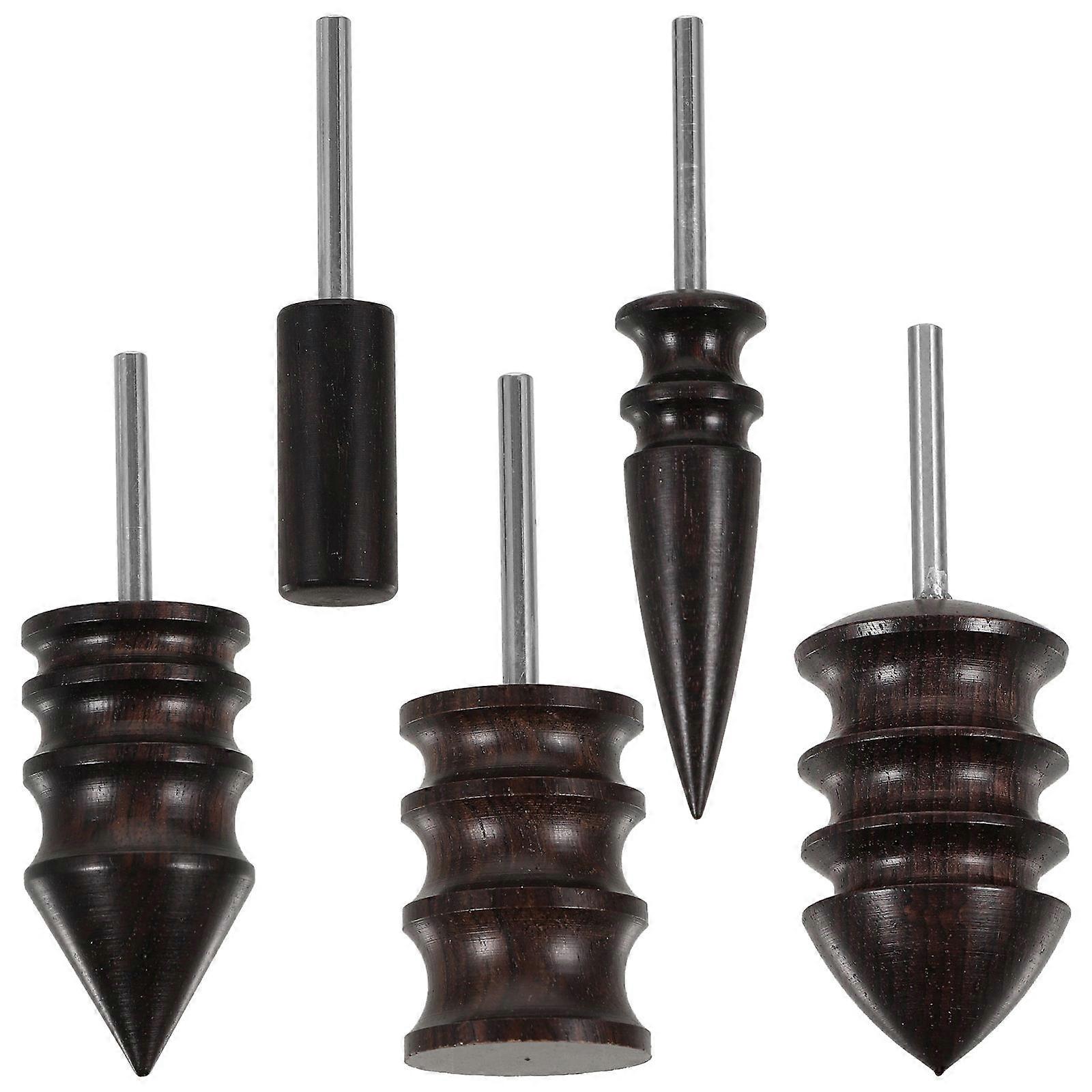 5Pcs Burnishing Tool Polishing Burnishing Stick Grinding Tool Burnisher Tip Head