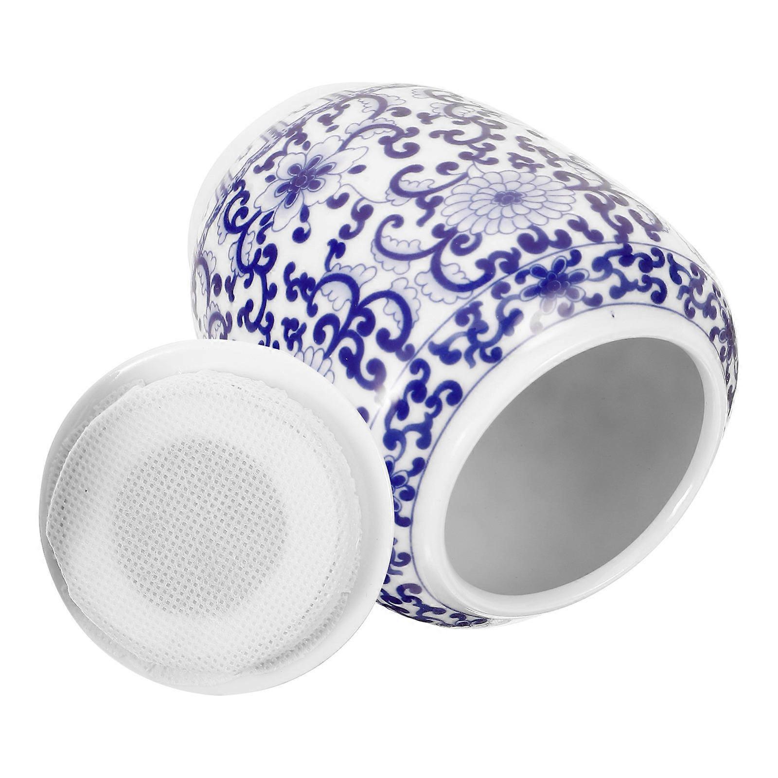 Decorative Airtight Tea Canister For Loose Tea Storage With Retro Design And Lock Fragrance Function 1Pcs