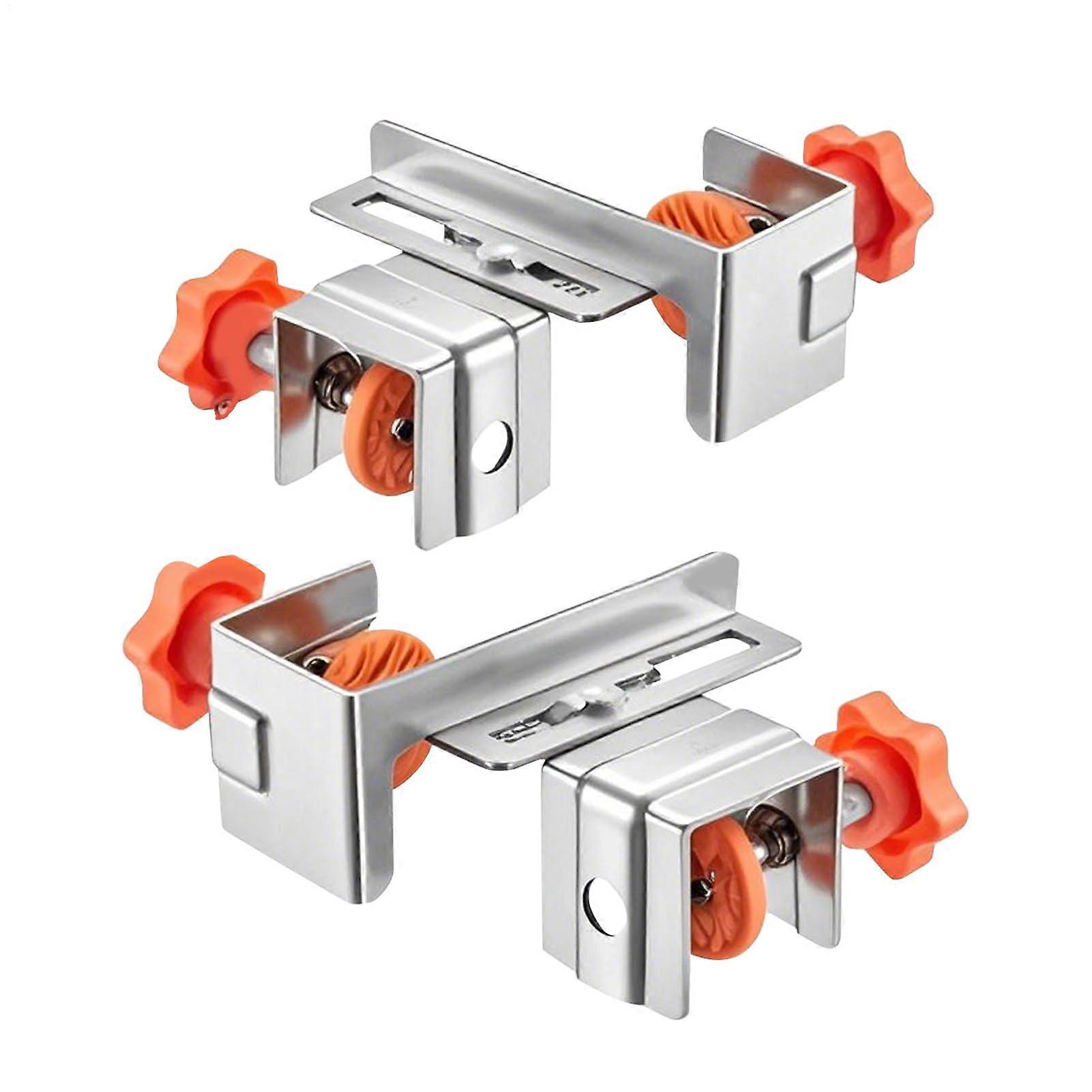 Drawer connection terminals 2x fixed clamps Cclamp base stand Adjustable stainless steel template