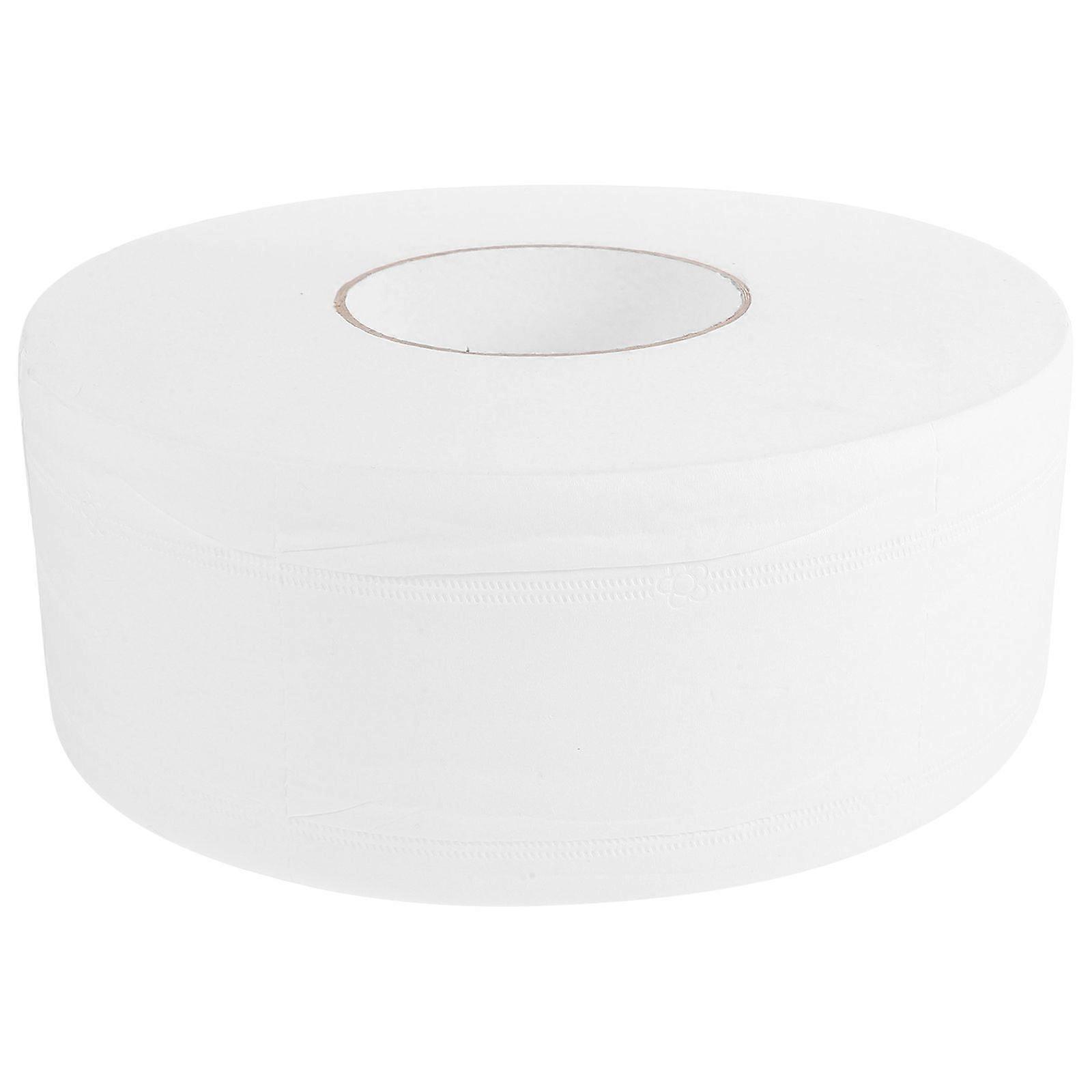 600g Large Roll Toilet Paper Roll Paper Toilet Paper for Office Store Workshop (White)