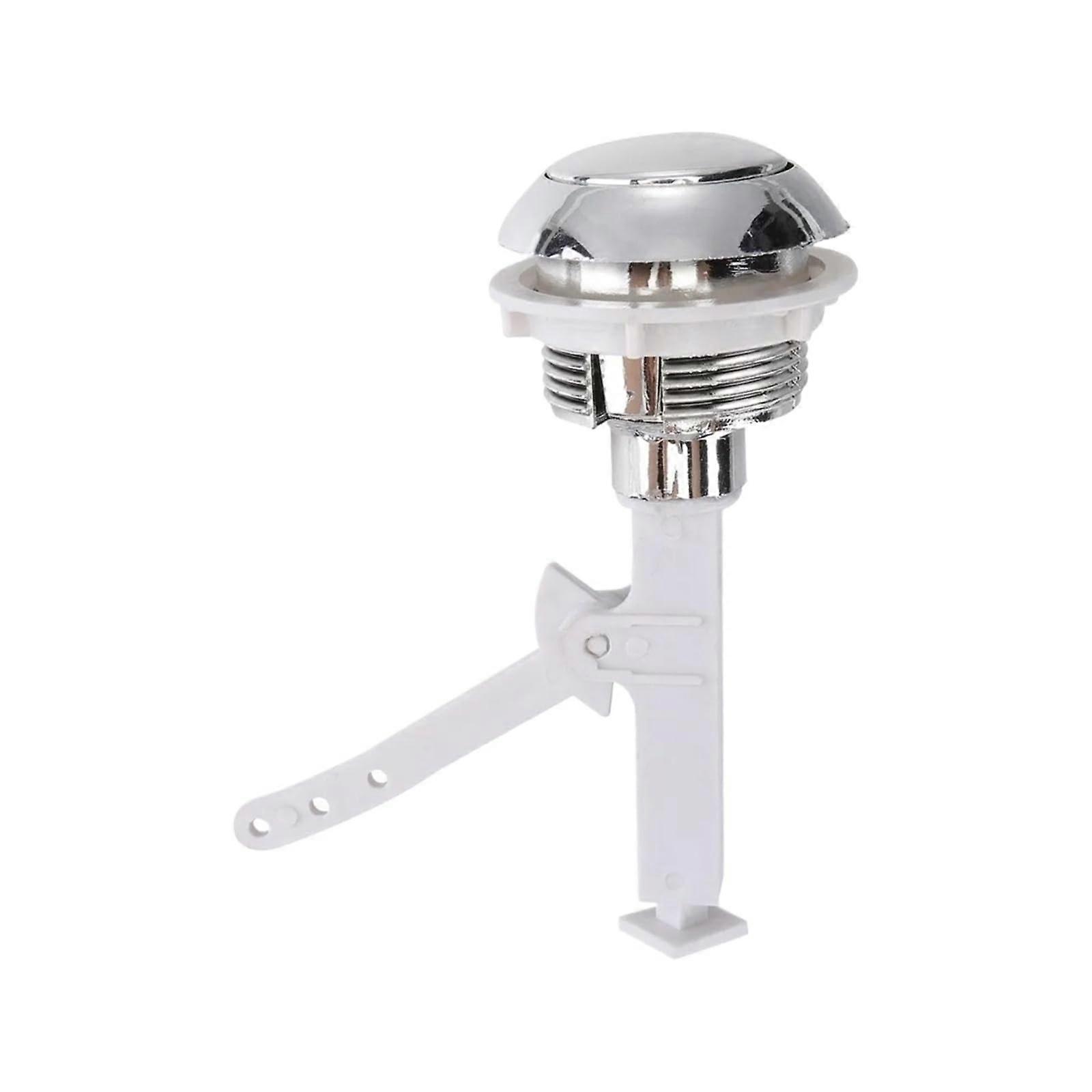 Toilet Flush Button, Tank Lid and Lid Parts, Repair Button for Bathroom Toilet, Compatible with Multiple Models