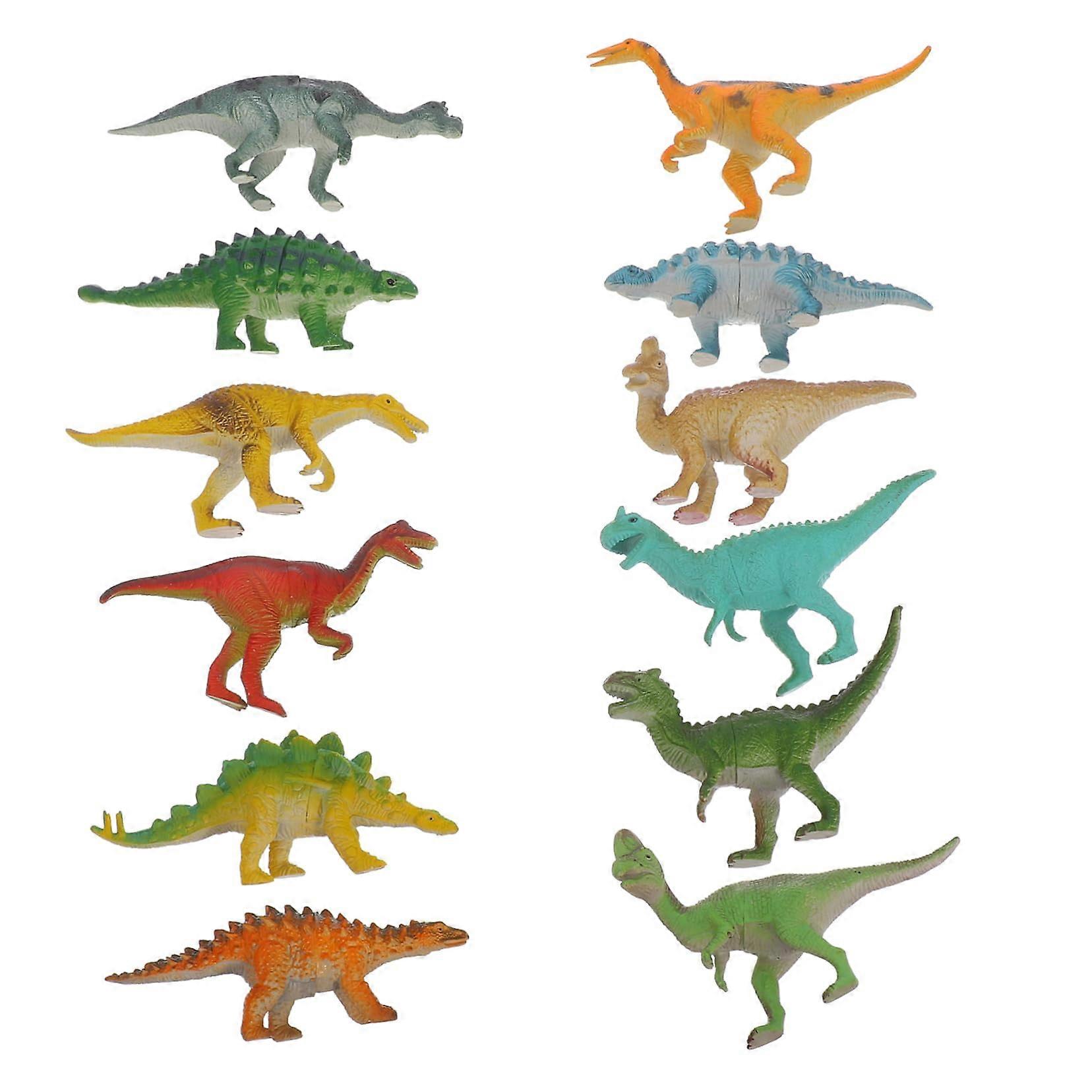 Dinosaur Toy Set with Realistic Models for Educational Learning Play, Ideal for Creative Nature Experiences and Birthday Party Decorations