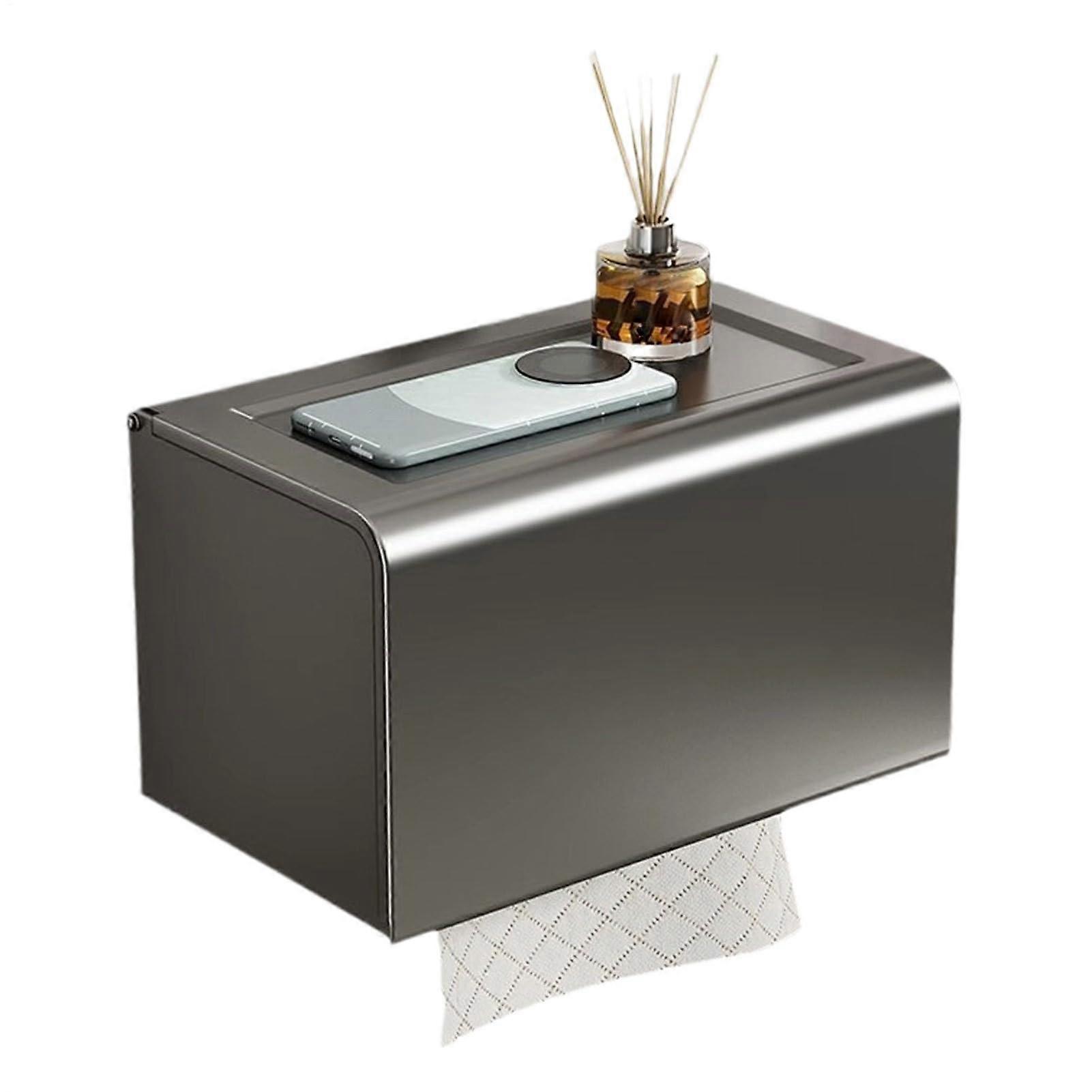 Toilet paper holder, noinstallation required, modern design, 20x13x13 cm