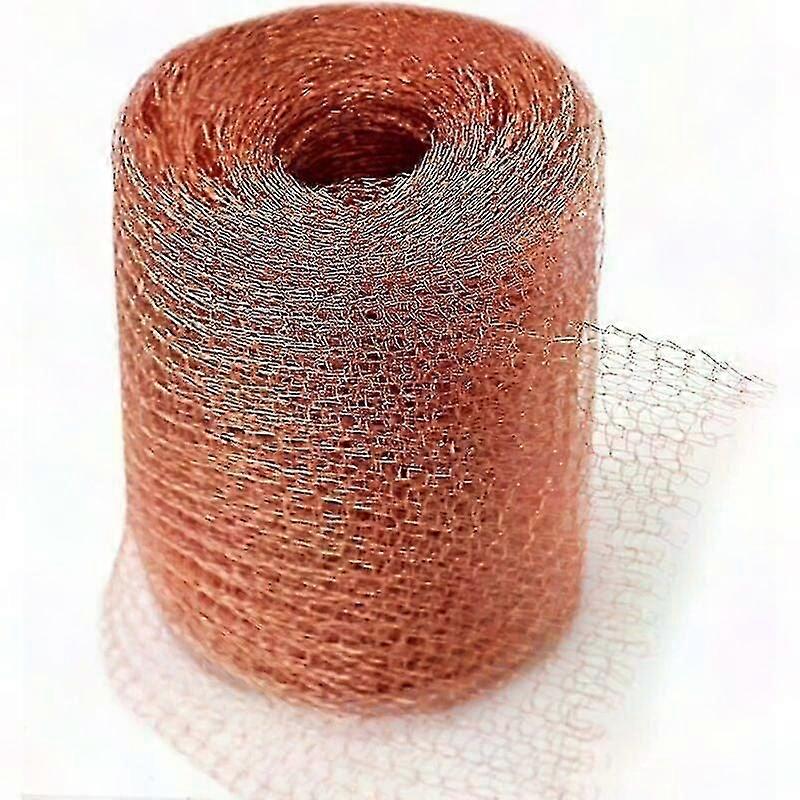 High-Quality Copper Anti-Rodent Mesh for Slugs, Snails, Mice, Rats, Birds, Nematodes - Knitted Copper Net for Indoor and Garden Use (6