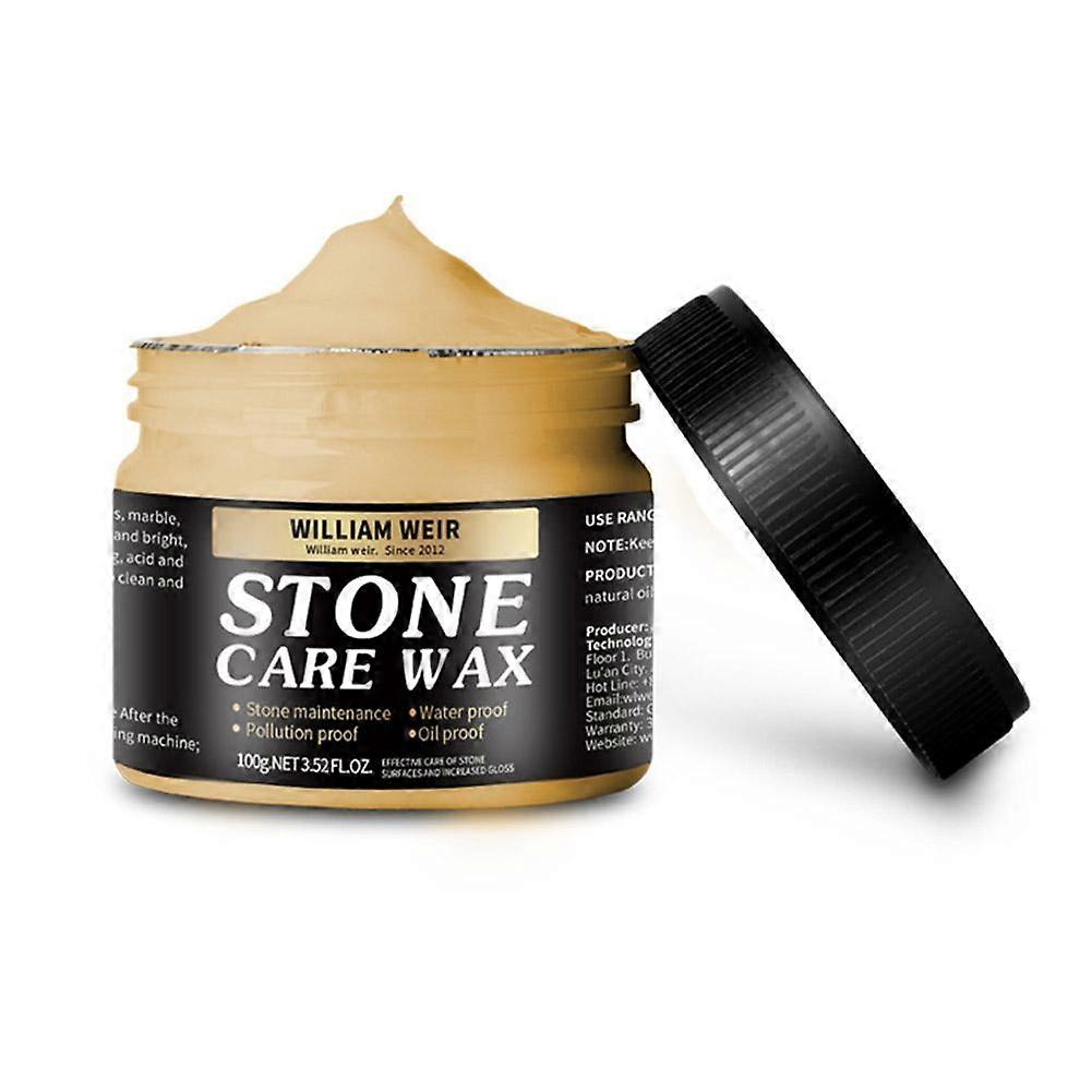 Stone Polishing Wax Natural Instant Stain Remover Deep Moisturizing Protective Layer for Marble Granite Tile Easy to Use Restores Shine