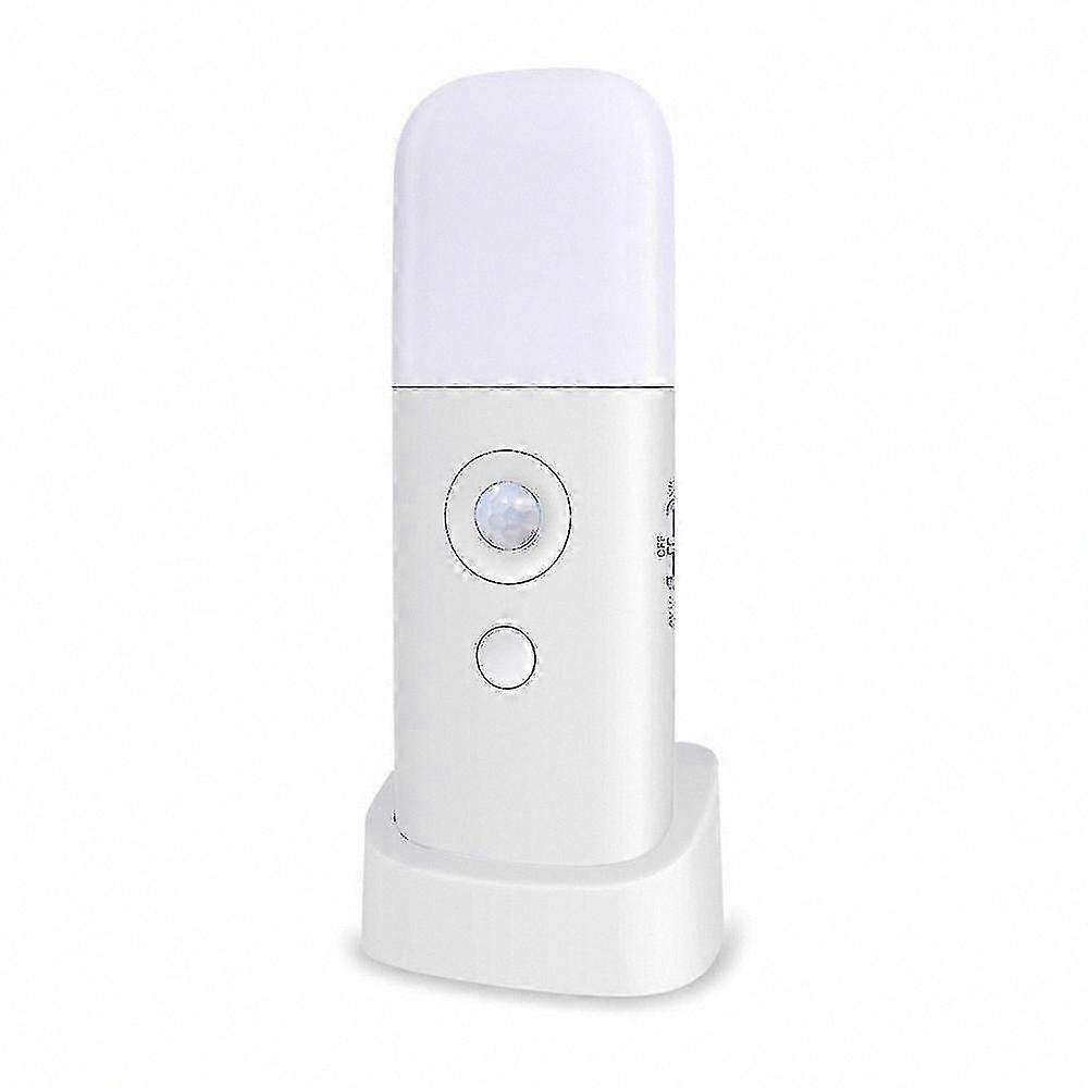 Adjustable Motion Sensor Night Light, 5 Brightness Settings, Rechargeable Battery, Warm Illumination