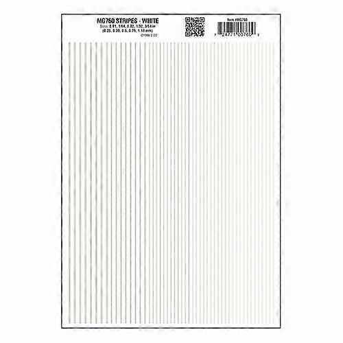 Woodland scenics WMG760 Stripes White Dt Suitable for several scales Spares Scale model