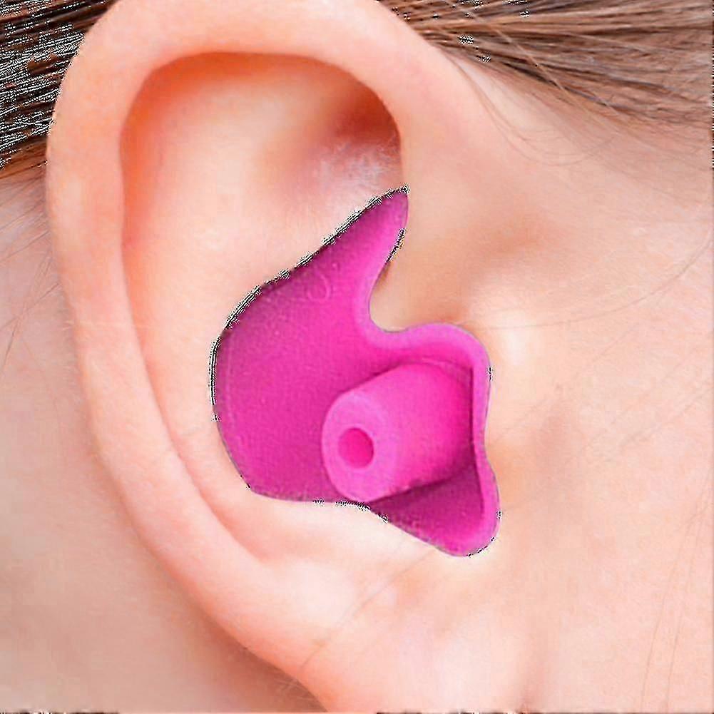 2 Pairs Swimming Diving Surf Earplugs Waterproof Soft Earplugs Silicone