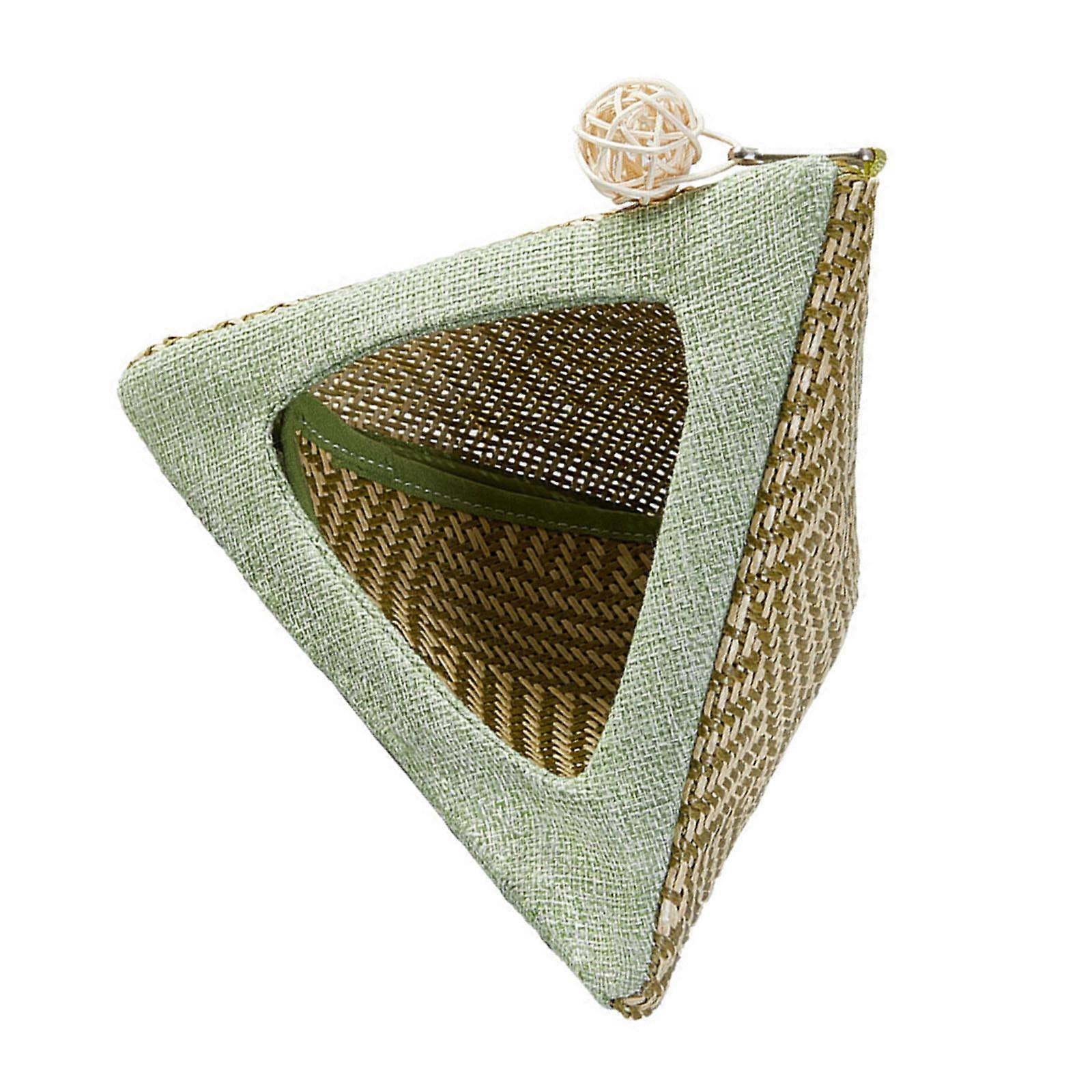 Bird Shelter For Parrots Hanging Cloth Nest Decorative Triangular Shape Cage Accessories Breathable Simple Maintenance Multicolor