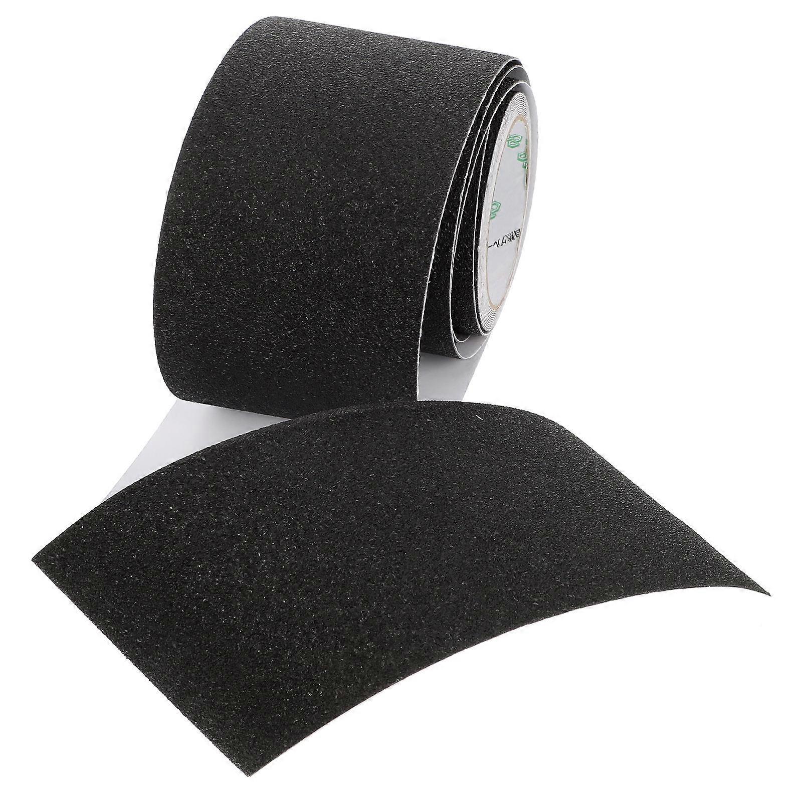 Non-Slip Sticker for Safety Floor Anti-Slip Strip in Kitchens Peva Black Removable 1 Roll