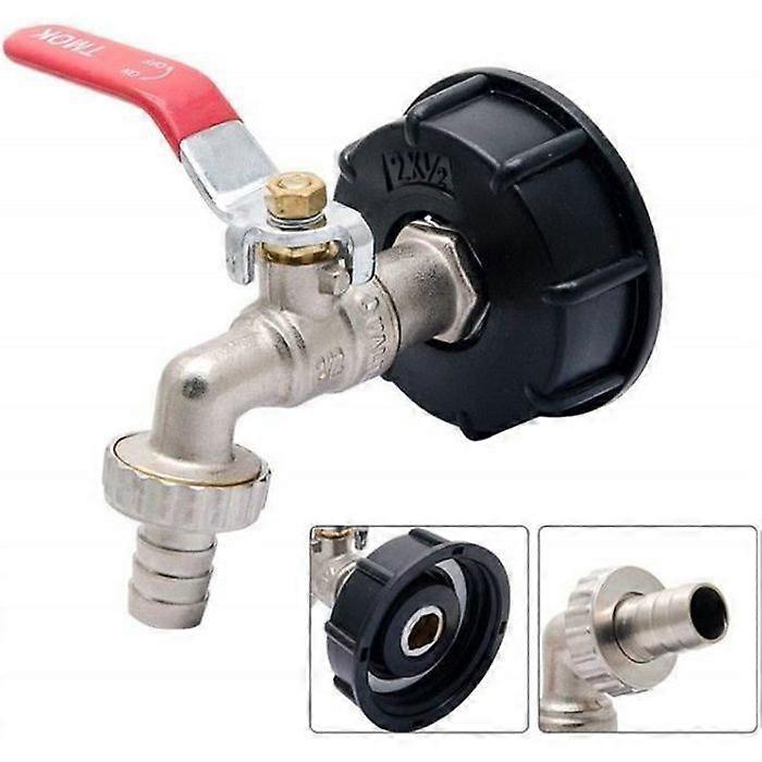 IBC Adapter 1000 L IBC Tank Adapter S60X6 Tank Adapter for Brass Garden Tap