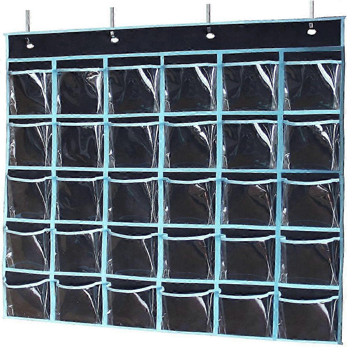 Classroom Pocket Chart for Cell Phones Calculators, 9/20/30/36 Clear Pockets--style52