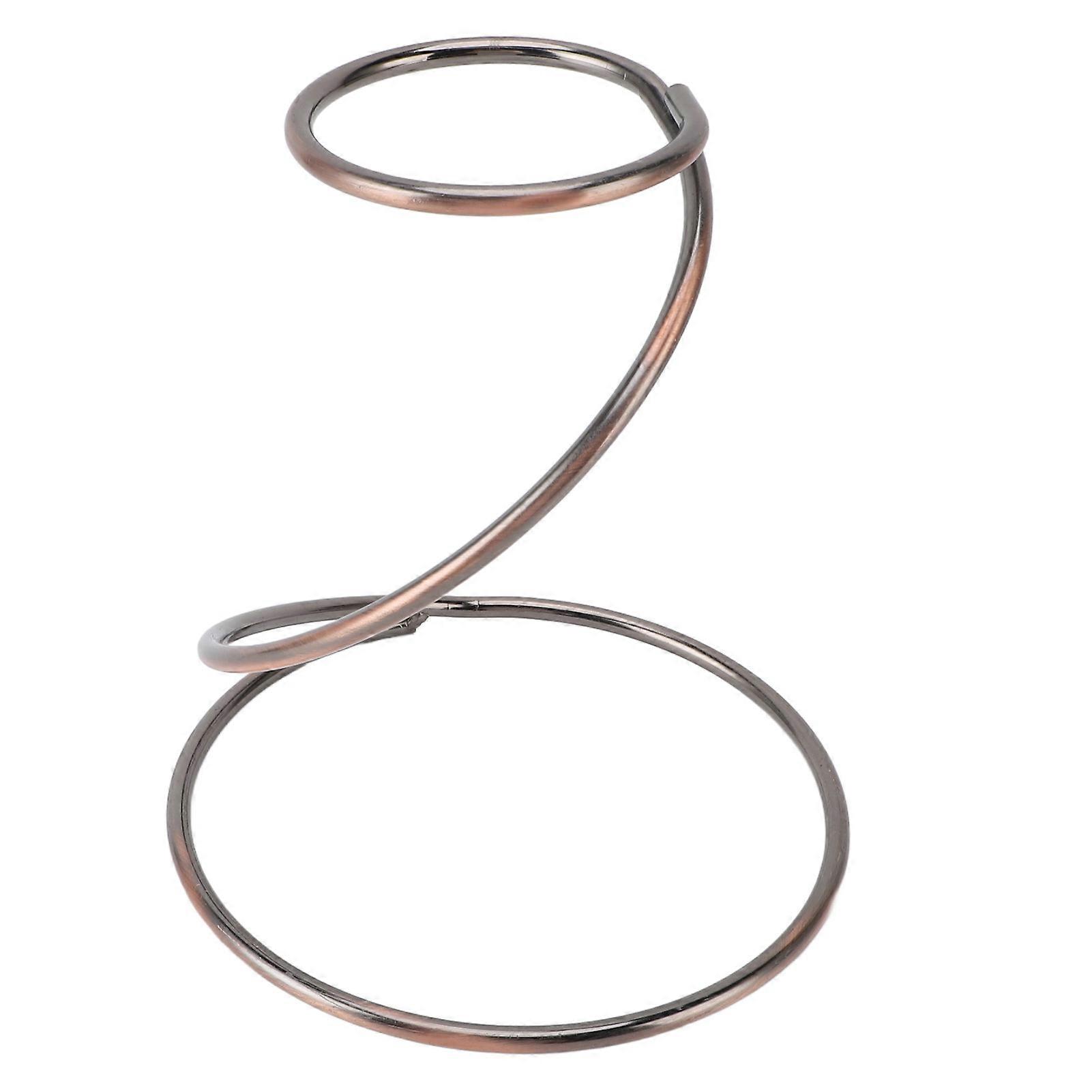 Professional Metal Coffee Dripper Stand 16.5x19.5cm Bronze Rustproof