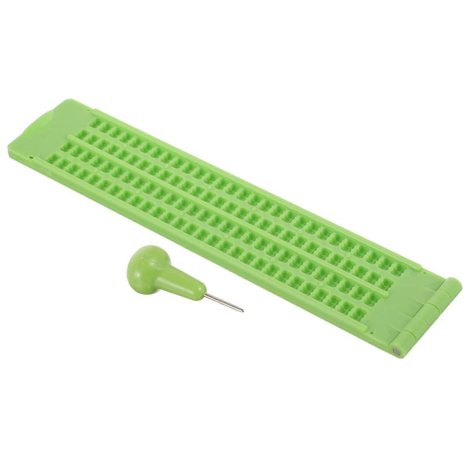 Braille Fingerboard Model 1 For Blind LineCell Braille Stylus Study Aid