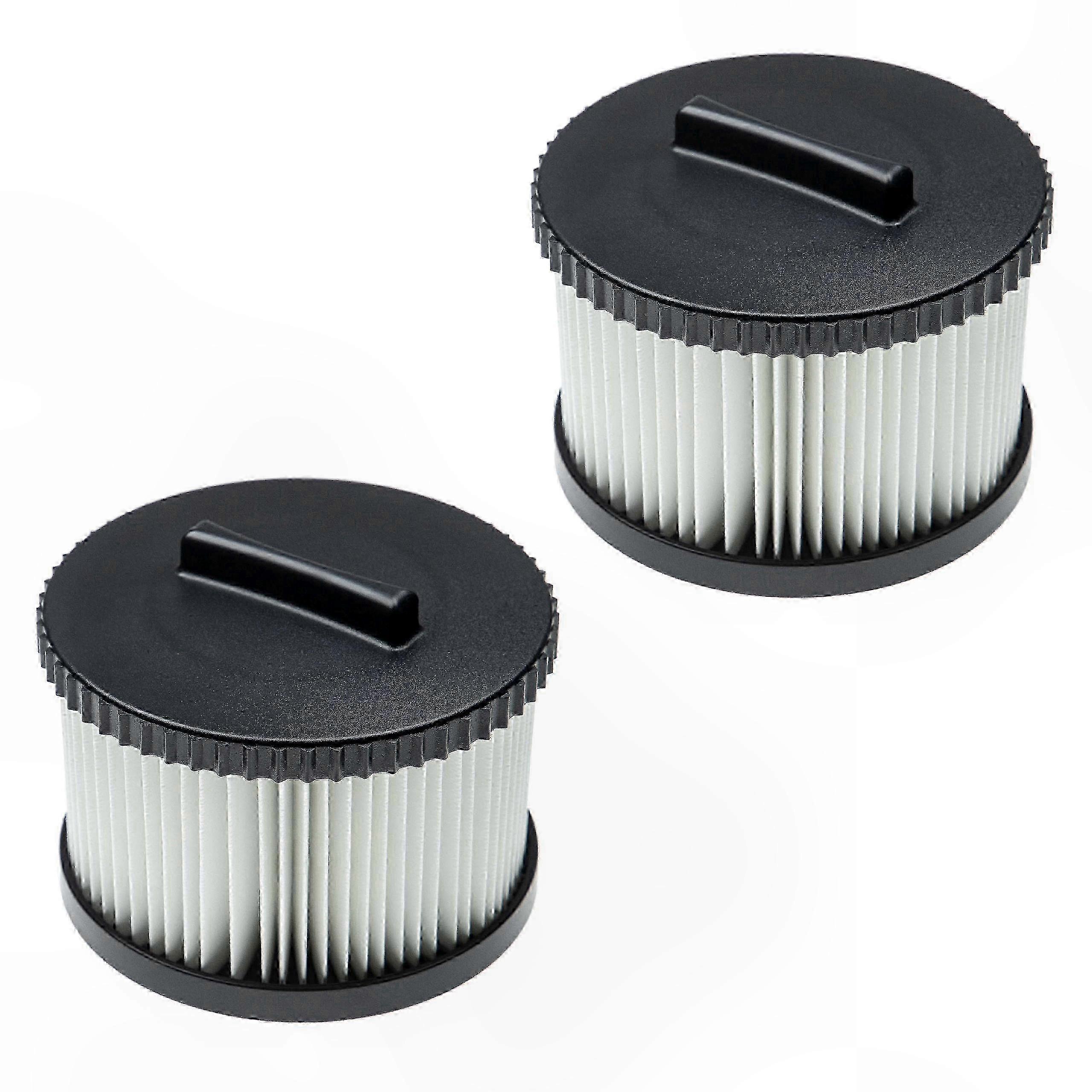 HEPA Vacuum Filters, Compatible with Various Dewalt Models, Black and White, 2 Pack