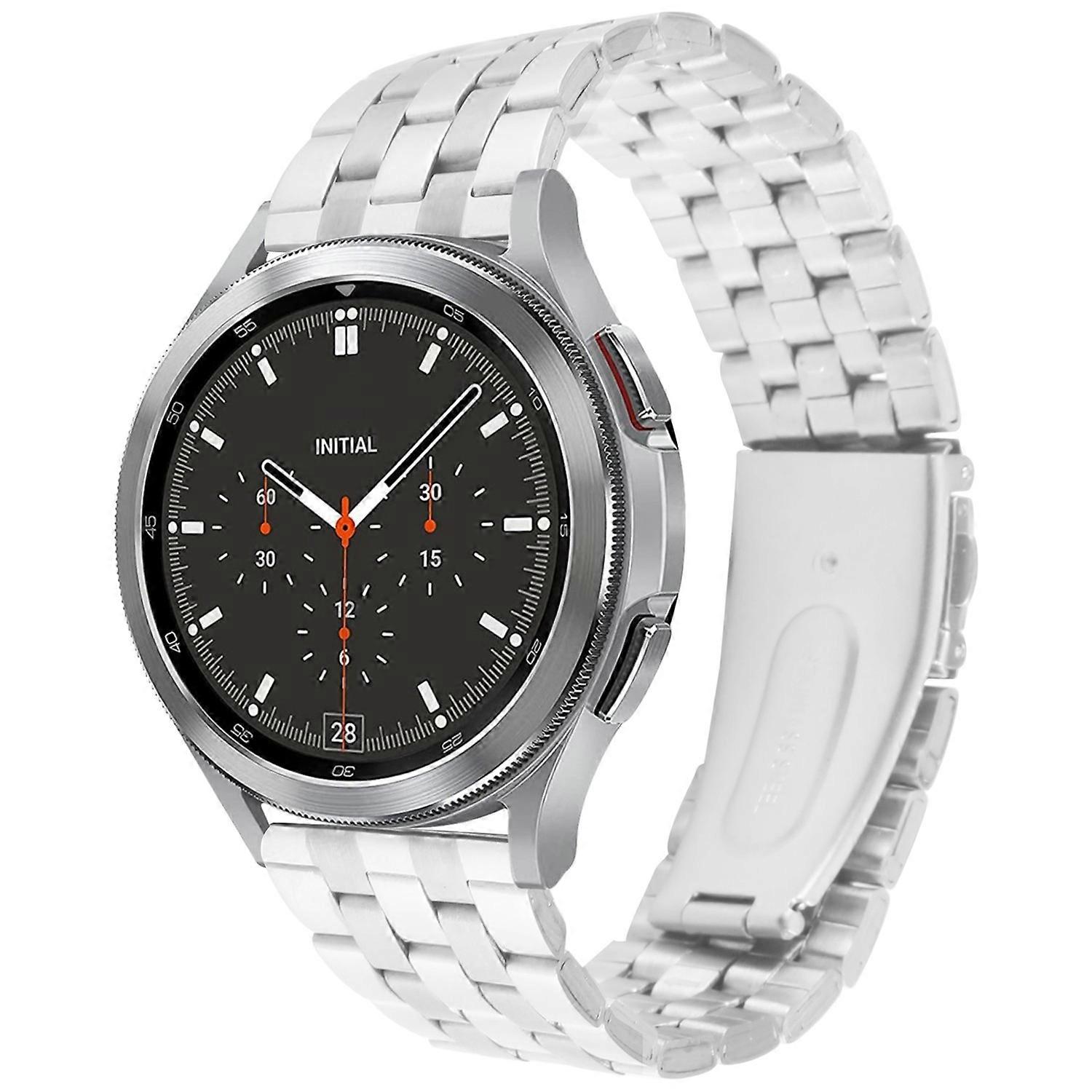 Universal Five Beads Stainless Steel Strap 22mm