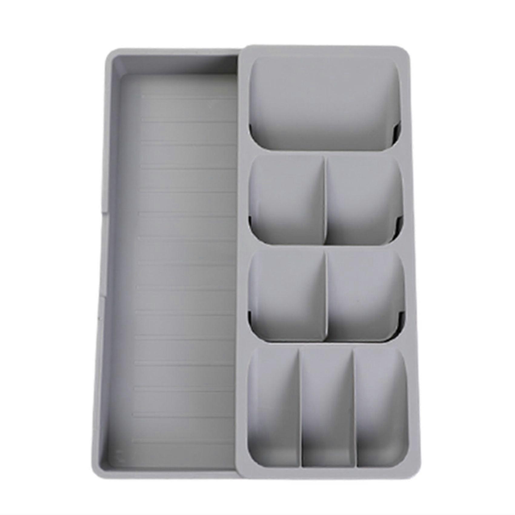 Kitchen Organizer Cutlery Drawer Storage Box Tray Fork Spoon Divider Container for Kitchen Utensils