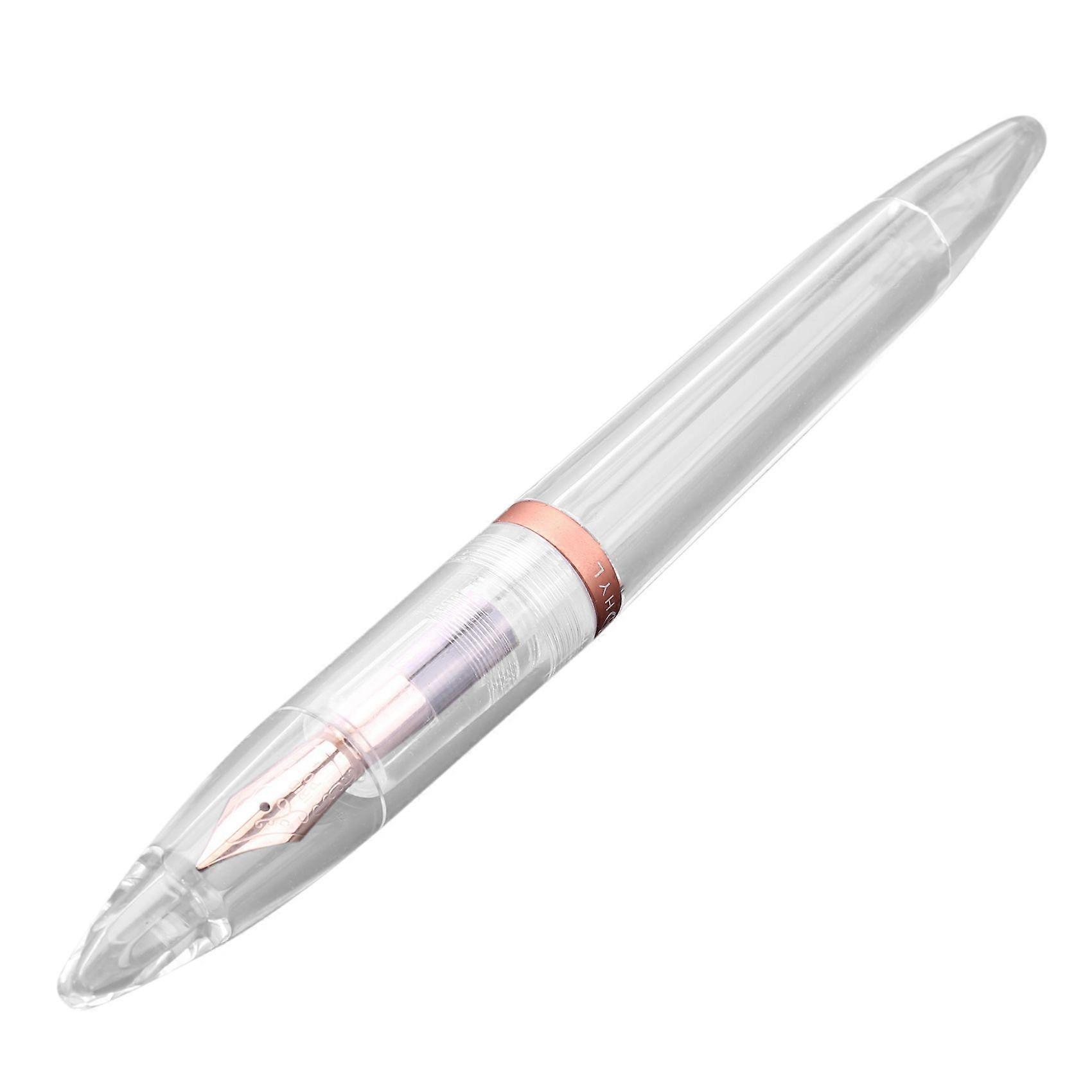 0.5mm Nib Pen with Eyedropper High Capacity Transparent Office School Supplies for Student Writing