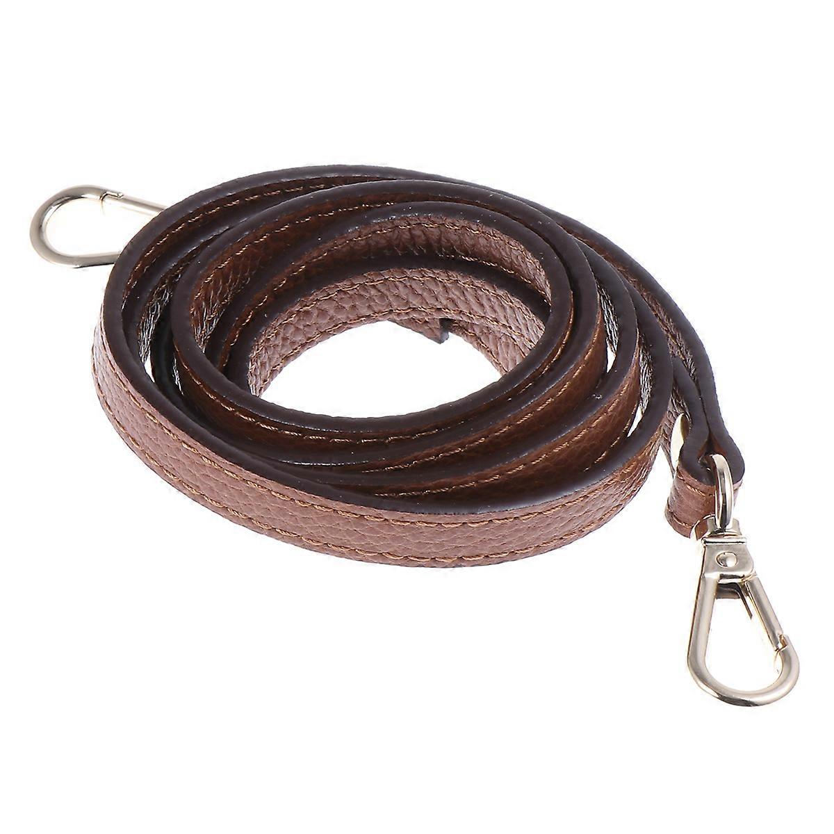 Double sided Pattern Shoulder Strap Can Not Adjust Bag Strap Female Wide Shoulder Strap Shoulder Sling Belt (Coffee)